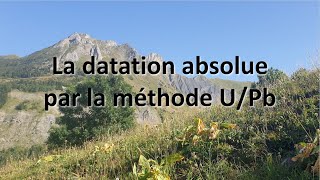 eSVT La datation absolue par la méthode UPb [upl. by Eugine]