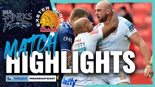 MATCH HIGHLIGHTS  Sale Sharks v Exeter Chiefs Highlights [upl. by Nairot291]