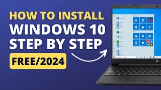 How to Install Windows 10 in 2024  Windows 10 installation step by step [upl. by Isyak701]