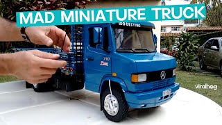 Miniature Mercedes Truck  ViralHog [upl. by Hotchkiss]