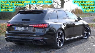 2023 Audi RS4 Avant Competition Plus 450 PS TEST DRIVE [upl. by Euqinehs]