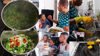 VLOG Ma vie de maman  Nettoyage  Recette pondu yako kalinga une autre façons [upl. by Zul757]