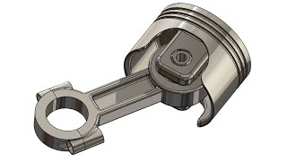 SolidWorks A Tutorial 167Piston Assembly [upl. by Ettenoitna]