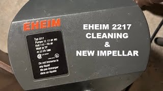 Eheim 2217 Canister Filter 11 Years Old Cleaning amp Impeller Replacement [upl. by Nylarak]