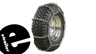 etrailer  Feature Breakdown pewag Mud Service Tire Chains [upl. by Nnylharas500]