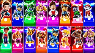 PAW Patrol Ryder vs Chase vs Marshall vs Skye vs Zuma vs Rocky vs Liberty  Tiles Hop EDM Rush [upl. by Katlin76]