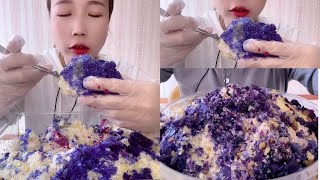 MUKBANG ICE ASMR  ICE EATING WHITE ICE ASMR [upl. by Yvi]