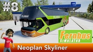 Fernbus Simulator 8  Unterwegs mit dem Neoplan Skyliner DeutschGerman [upl. by Ritch549]