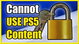 How to Fix Cannot Use Content Error on PS5 amp Restore Licenses Unlock Tutorial [upl. by Neddra]