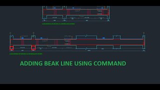 BREAK LINE IN AUTOCAD [upl. by Nayt517]