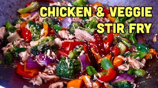 This Colorful Chicken and Veggie Stir Fry is Amazing  easy chicken and vegetable stir fry recipe [upl. by Oletha]