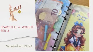 🧙‍♀️🎃 3 SparspielRunde November 2024 🎃🧙‍♀️ Teil 2 🎃🧙‍♀️Sparen mit der Umschlagmethode [upl. by Nosreffej]