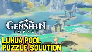 Genshin Impact Luhua Pool Puzzle Solution Hidden Palace Of Guizang Formula Location [upl. by Nueoras]