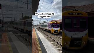 VLine Sprinters At Diggers Rest [upl. by Nuy]