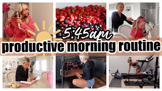 NEW 545 PRODUCTIVE MORNING ROUTINE MOM OF 4 BACK TO SCHOOL ROUTINE TIFFANI BEASTON HOMEMAKING [upl. by Nivat440]