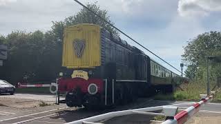 New Barriers amp Alarms Wallingford Level Crossing Oxfordshire Sunday 03092023 [upl. by Nylynnej]