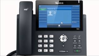 Yealink SIPT48G  Broadsoft Directory amp Call Log [upl. by Caspar]