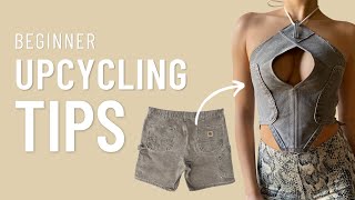 How To Upcycle Clothes Beginner Tips [upl. by Emanuele]