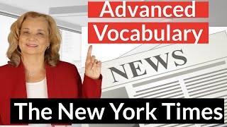 Advanced Vocabulary and Accent Practice with The New York Times [upl. by Thais]