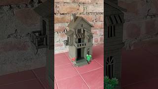 Design diy mud house making 🏠 l clayhouse mudhouse craft [upl. by Illib326]