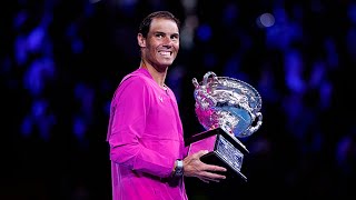 Rafael Nadal  21 Grand Slams  Australian Open 2022 [upl. by Jose290]