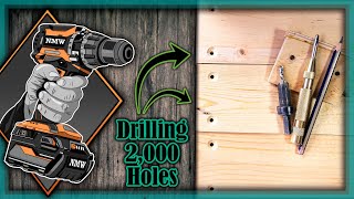 Drilling Holes in Pallet Palings ★ How to Prepare Pallet Wood ★ Reclaimed Wood DIY [upl. by Krebs577]