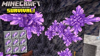 COMO FARMAR AMETISTA FACILMENTE no Minecraft Bedrock Survival 57 [upl. by Enaoj]