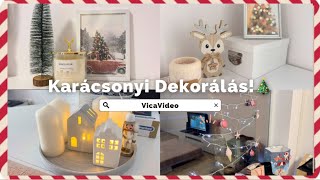 🎄 VlogMas 8  Dekoráljunk VÉGRE😍😍🤌🏻 [upl. by Merat]