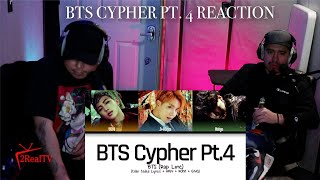 BTS CYPHER PT 4 REACTION [upl. by Tonie341]