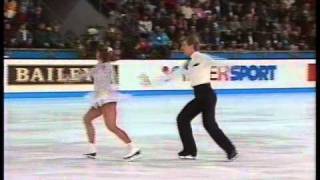 Torvill amp Dean GBR  1994 Europeans Ice Dancing Free Dance US NBC [upl. by Yael518]