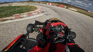 TEST ONBOARD KART KZ 125 KINISIA TP [upl. by Kerrison]