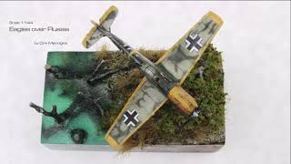 BF 109E3 Eagles over Russia  scale model aircraft  Epoxy Resin diorama [upl. by Vicki374]