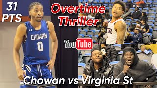 Overtime Thriller Chowan vs Virginia St DAYLAN ASKEW DROPS 31 POINTS 😳 3 Game Winning Streak 🔥 [upl. by Rosetta]