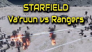 Starfield BATTLE ROYALE  100 Varuun Zealots vs 100 Freestar Rangers [upl. by Harrie]