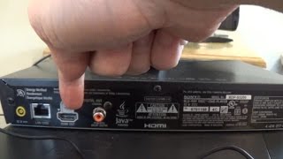 How to Setup a Sony BlueRay DiscDVD Player [upl. by Donoghue]