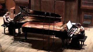 SaintSaëns quotDanse macabrequot for two pianos op40 [upl. by Yrot]