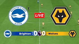 🔴Brighton vs Wolves  Premier League Match 20242025 [upl. by Daryn861]