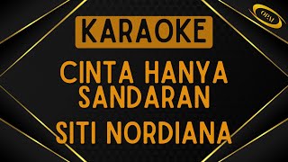 Siti Nordiana  Cinta Hanya Sandaran Karaoke [upl. by Ykcub]