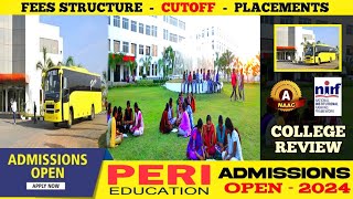 Peri Institute of Technology 👨‍🎓  Courses Fees Cutoff  Chennai College Review 2024  Sparkerz [upl. by Kcarb]