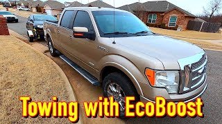 Towing the Copart VW Passat with the 220K Mile F150 EcoBoost  AAR HQ House Update [upl. by Etaner]