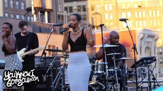 Vivian Green Performing quotEmotional Rollercoasterquot on Capitol Records Rooftop NYC [upl. by Umeko24]