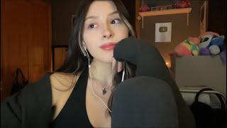 ASMR TO FEEL EXTRA SLEEPY 🎀 up close whispers hand sounds trigger words perfume plucking etc [upl. by Olnee]