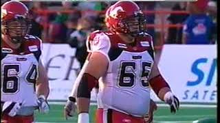 CFL 2006 SEASON CALGARY STAMPEDERS AT SASKATCHEWAN ROUGHRIDERS [upl. by Assetnoc]