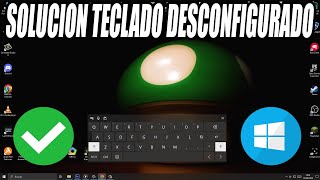 Como Solucionar Teclado Desconfigurado en Windows 1087 [upl. by Enileme622]