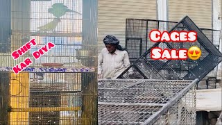 Meray Sarry Cages Sale Out Ho Gay😍Birds New Cages Ma Shift [upl. by Jens]