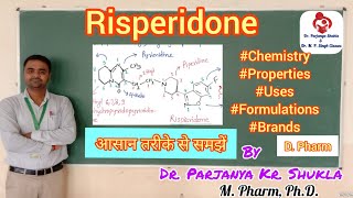 Risperidone  Antipsychotics  Tranquilizers  Pharmaceutical Chemistry  D Pharm [upl. by Ellenod]