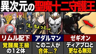 【転スラ】リムルの配下、聖魔十二守護王の強さと特徴を徹底解説！（てんすら） [upl. by Romeon]