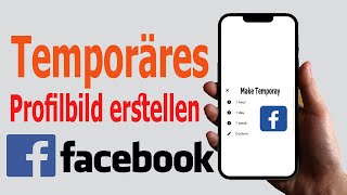 So legen Sie ein temporäres Profilbild auf Facebook fest  Temporäres Profilbild erstellen [upl. by Mame]