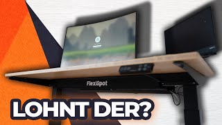 FlexiSpot E7 Pro Test Die Zukunft des Arbeitsplatzes  Höhenverstellbarer Schreibtisch [upl. by Atteugram]