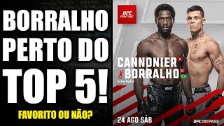 CAIO BORRALHO TEM CHANCE DE OURO NAS MÃOS CAIO BORRALHO VS JARED CANNONIER  UFC [upl. by Nytnerb]